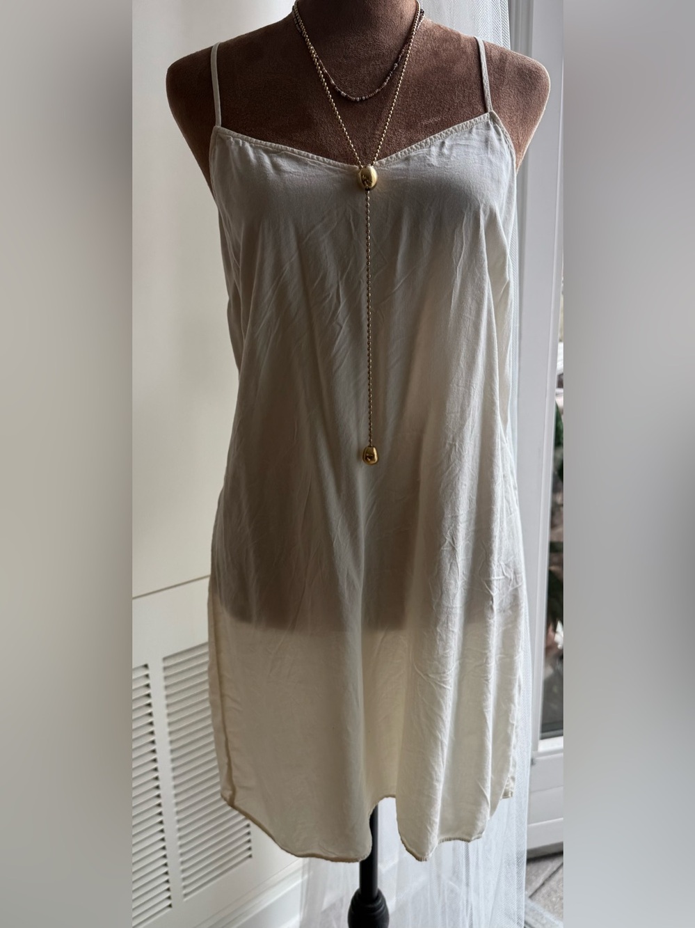 Banana Republic Cream Slip Cami Dress - Picture 6 of 8